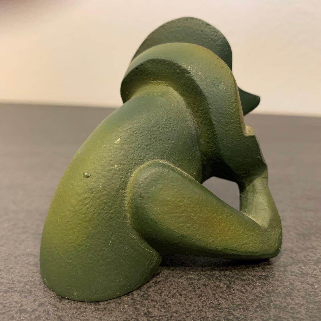 岡本太郎 犬の植木鉢 午後の日 フィギュア セットで 現代芸術アトリエ レプリカ