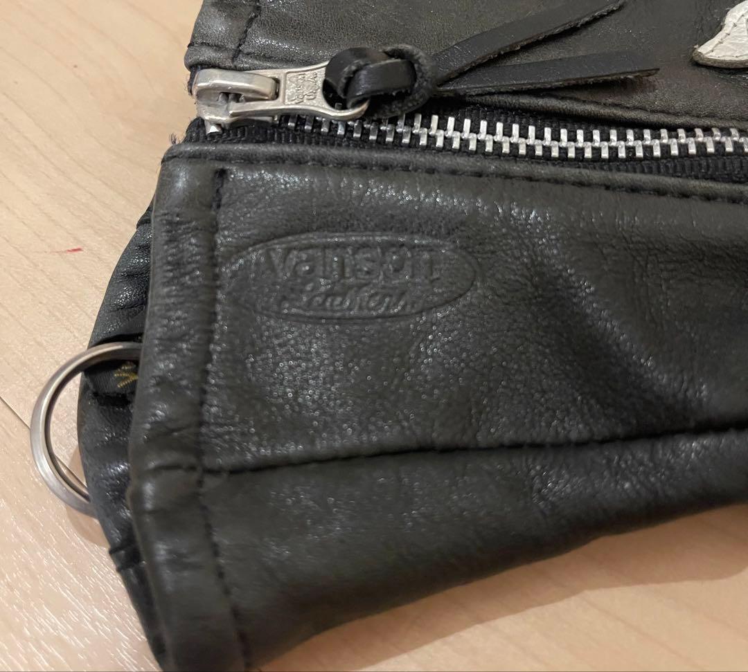 廃盤レア　VANSON レザー グローブ S 骨