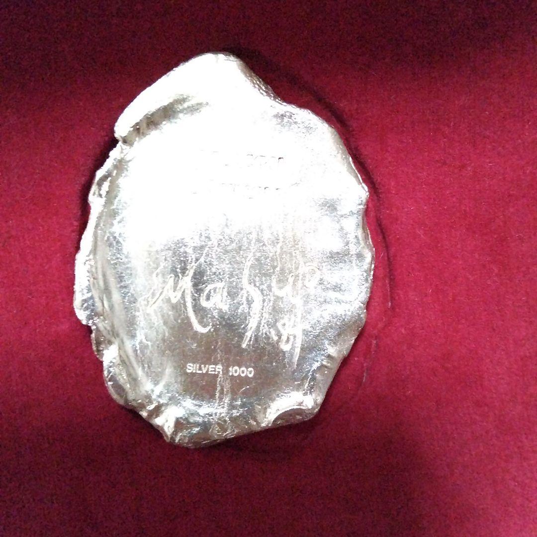 ハナコさま 田崎真珠 創立30周年記念 池田満寿夫 帽子の女 純銀製 銀メダル