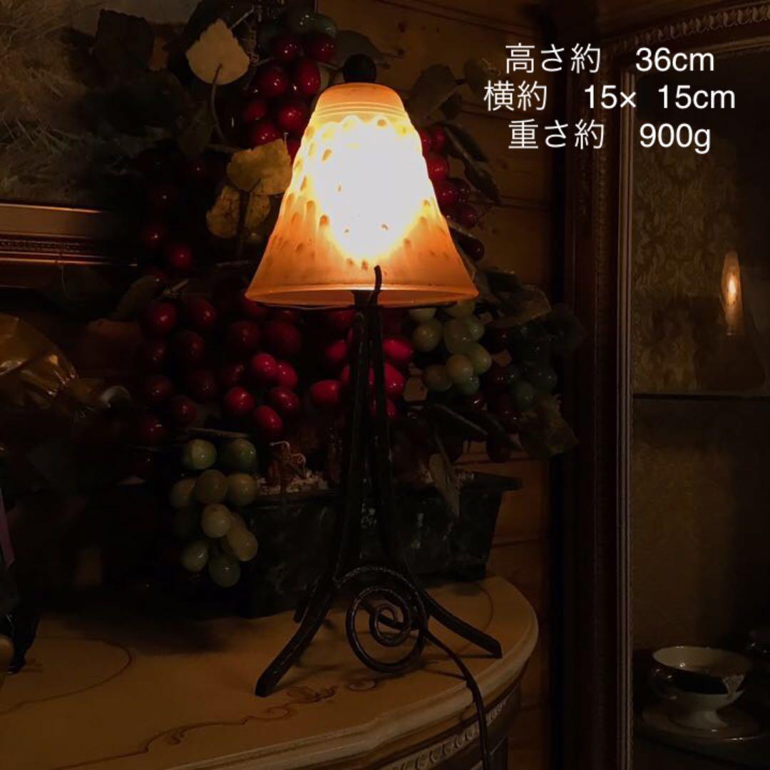 ミューラー　アンティーク　ランプ　ライト　アールデコ　ビンテージ　ガレ　ドーム