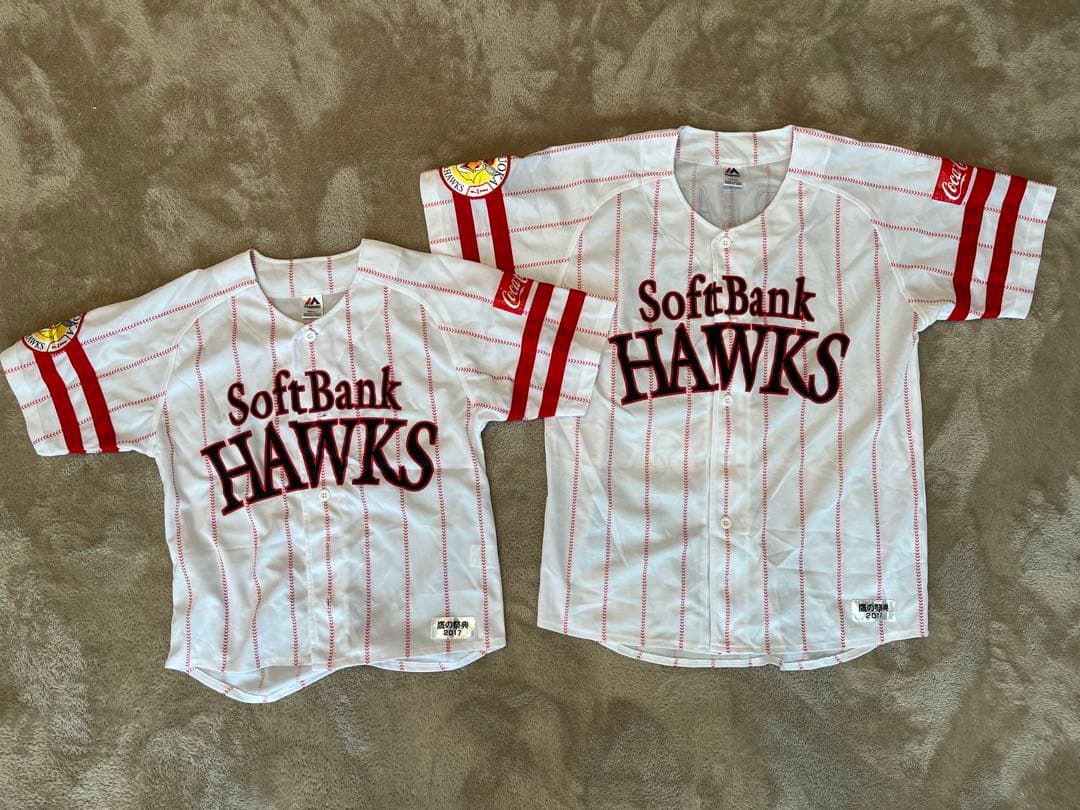 16着　ユニフォーム　ソフトバンクホークス　まとめ売り　お揃いセット