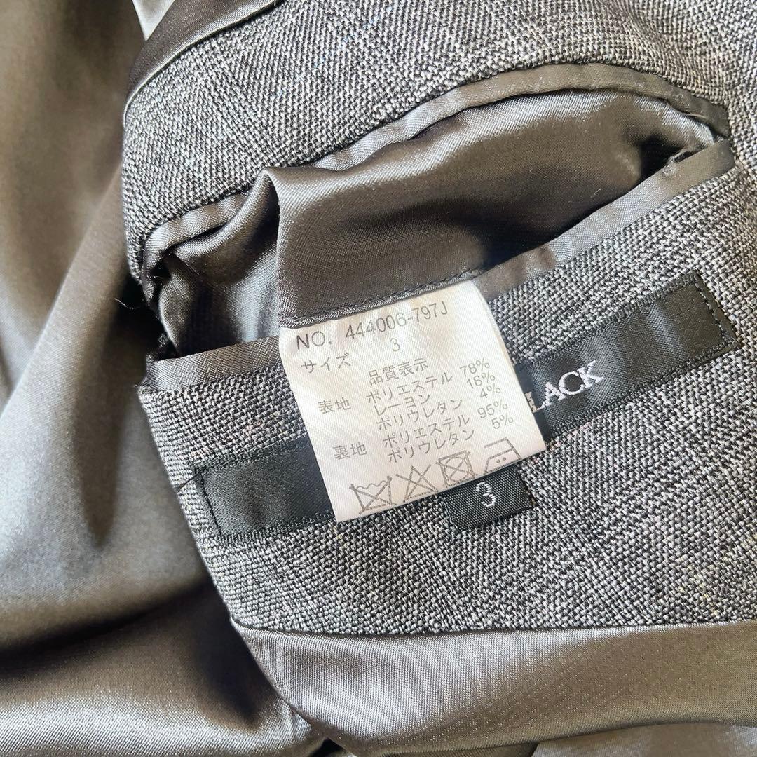 NO ID.BLACK ノーアイディー　ストレッチシングルナポレオンジャケット