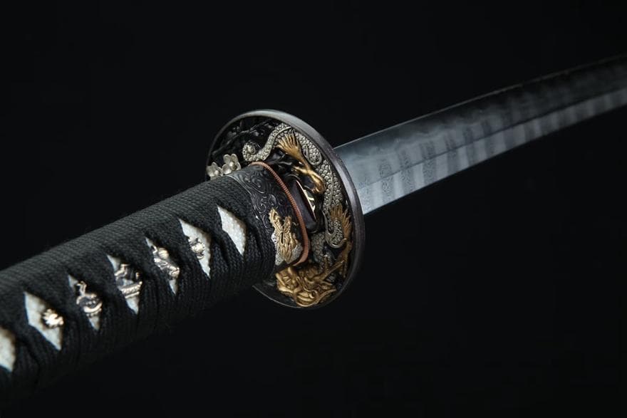 猛虎下山銅鞘金 日本刀 模造刀 居合刀 武士道 武蔵 鑑賞用 手鍛造打