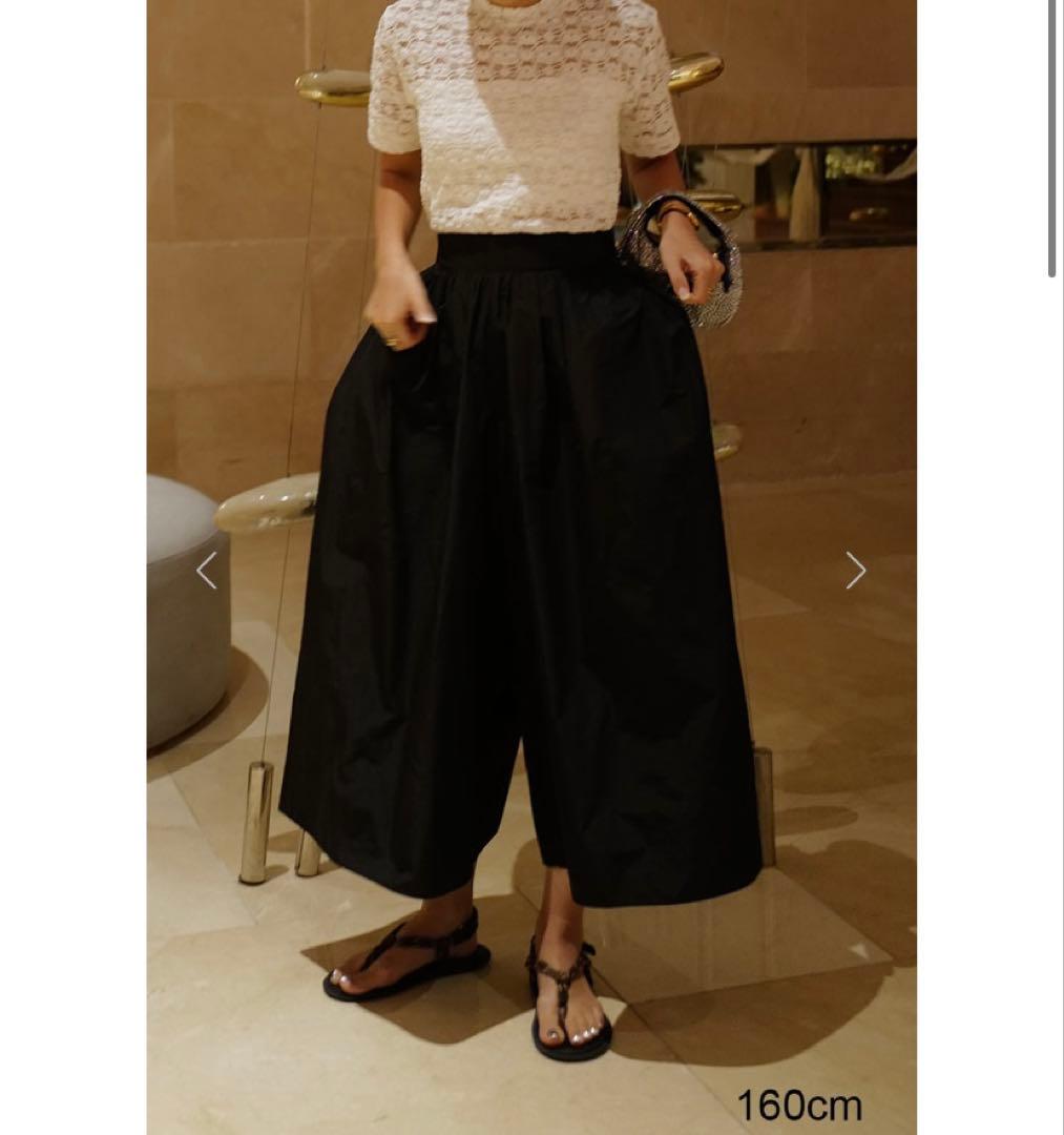 【さとみ】machattマチャット　メモリーキュロットパンツ