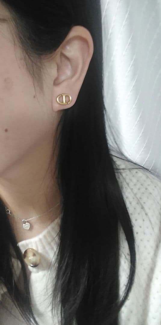 DIOR NAVY　ピアス