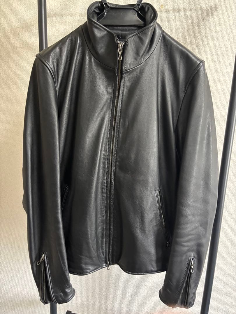 ギ*ん様 ナノユニバース　レザージャケット　シングルライダース　nano uni