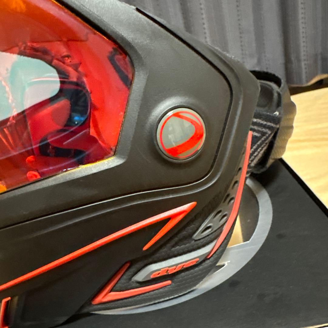 DYE i5 ゴーグル ブラック/レッド/ミラー