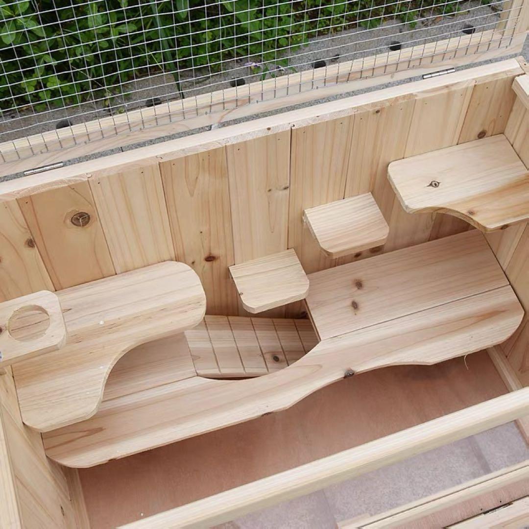 木製ケージ 大型 小動物用 ハムスター ハムスター ハリネズミ