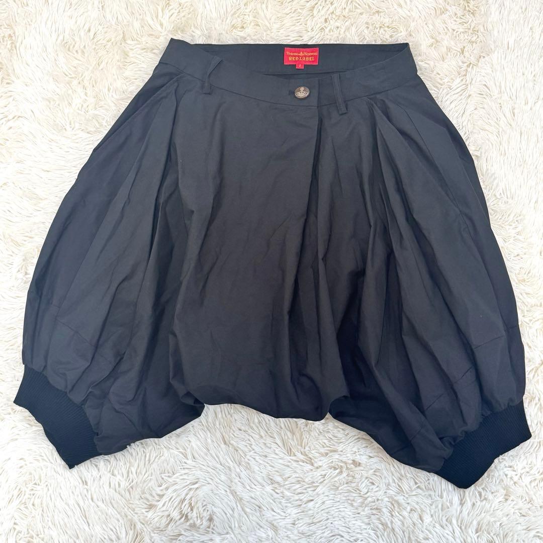 ヴィヴィアンウェストウッド　バルーンパンツ　サルエルハーフパンツ 黒