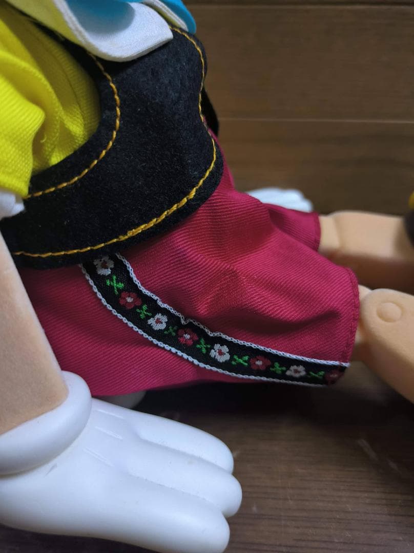 レトロ・紙タグ付 ディズニー ピノキオ オルゴール人形 [星に願いを] 日本製