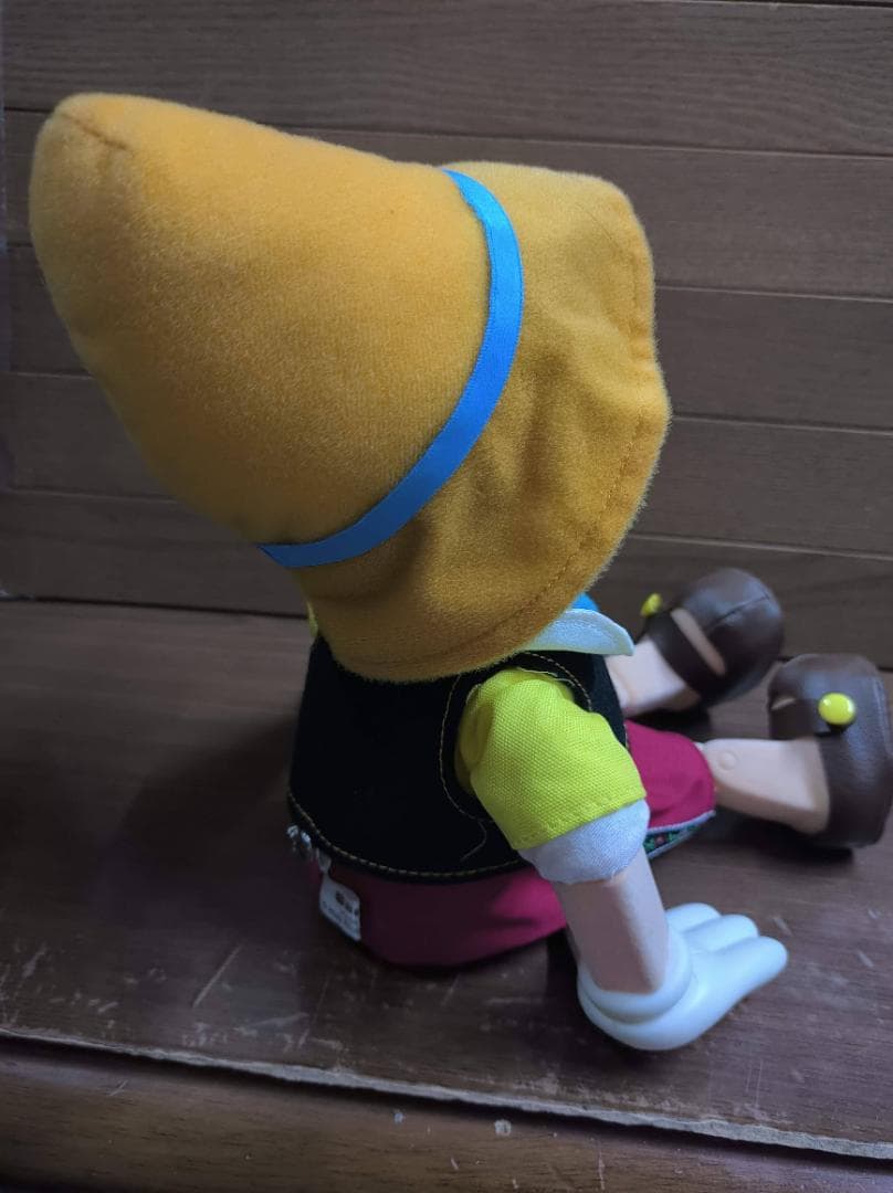 レトロ・紙タグ付 ディズニー ピノキオ オルゴール人形 [星に願いを] 日本製