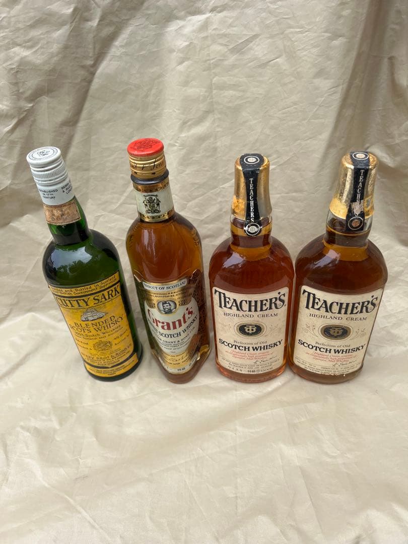 ★未開栓★カティーサークなどウイスキー4本セット古酒