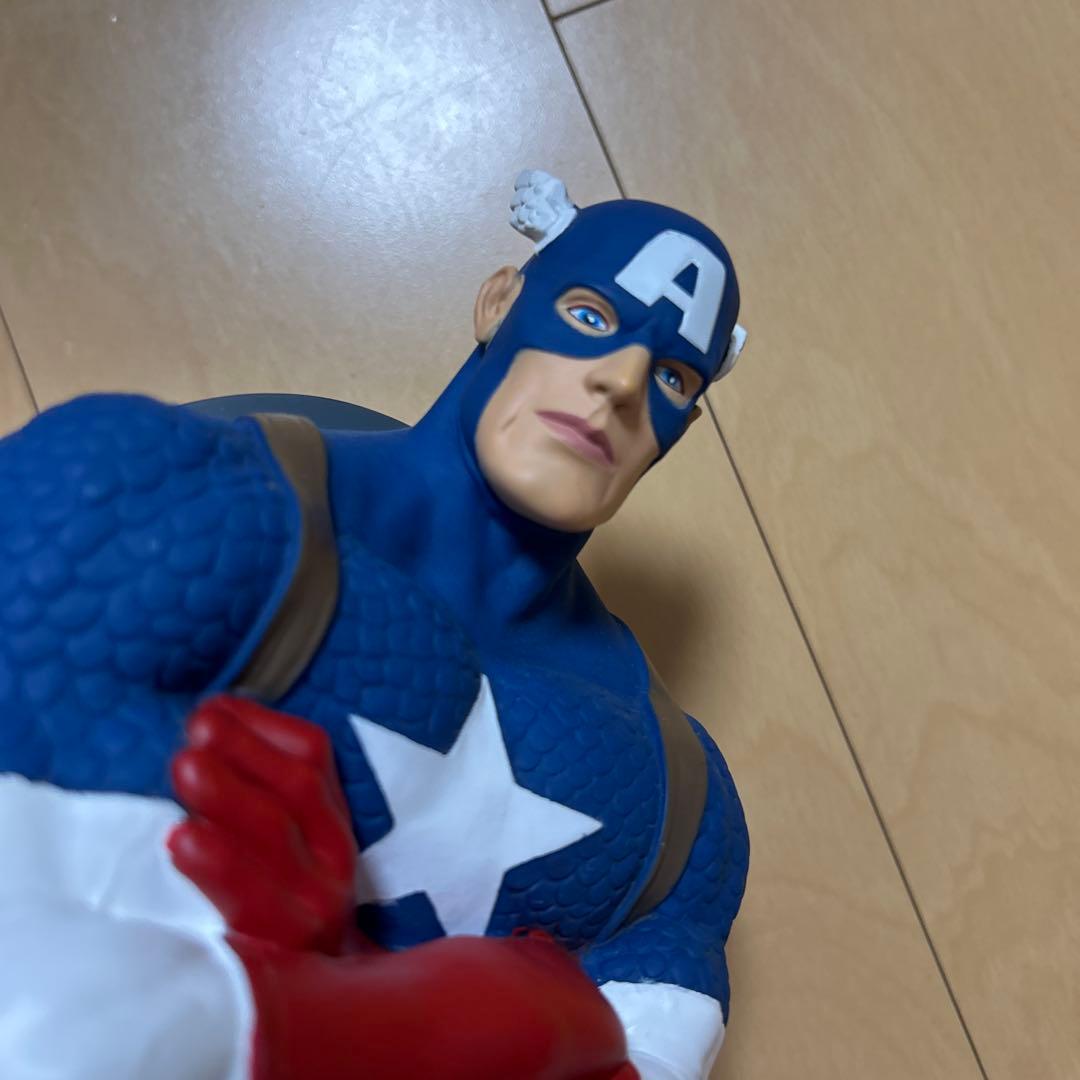 【即購入ok!!】MARVEL キャプテンアメリカ フィギュア 貯金箱