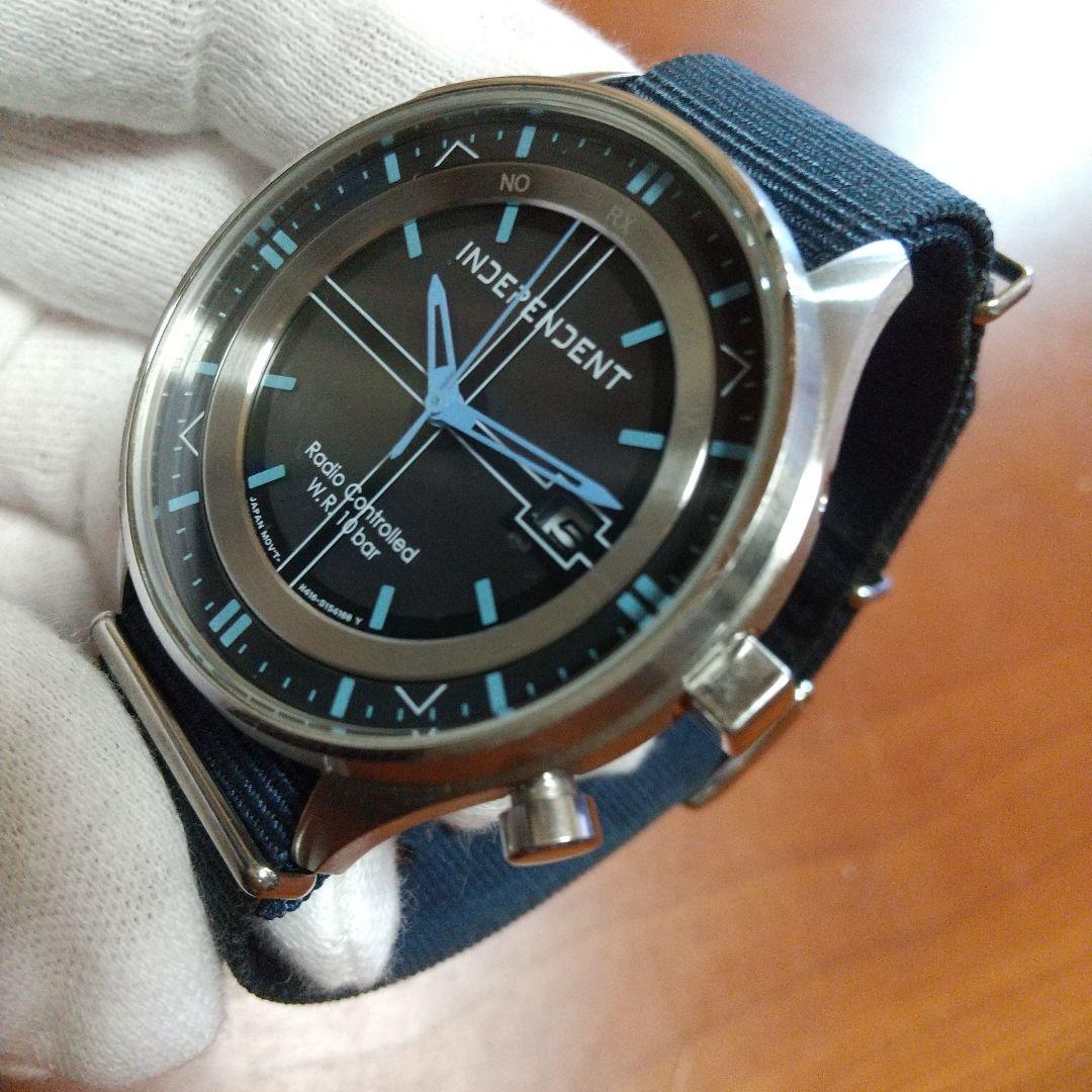 シチズン　CITIZEN　INDEPENDENT　ソーラー電波　腕時計　中古