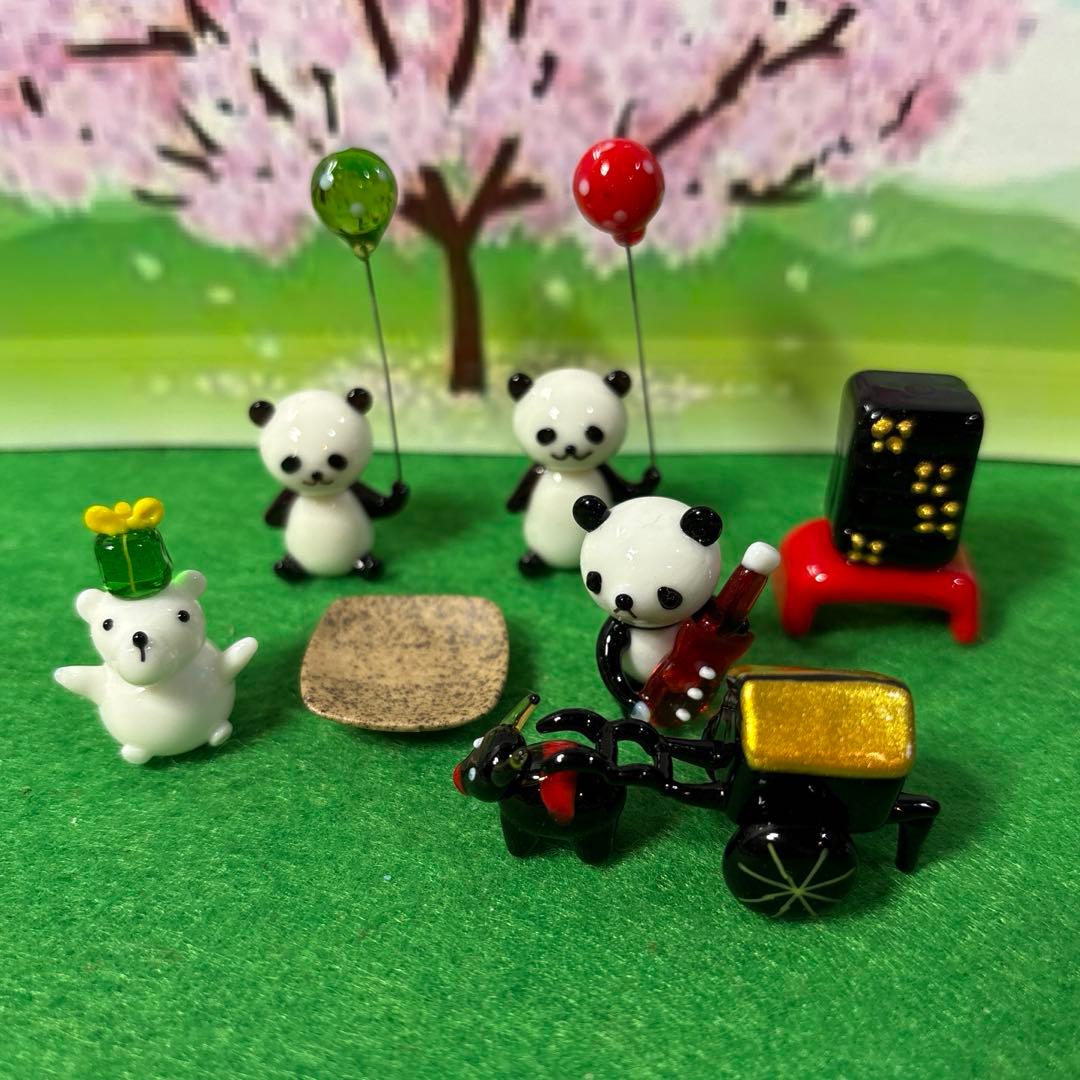 くり。　ガラス細工　ミニチュア