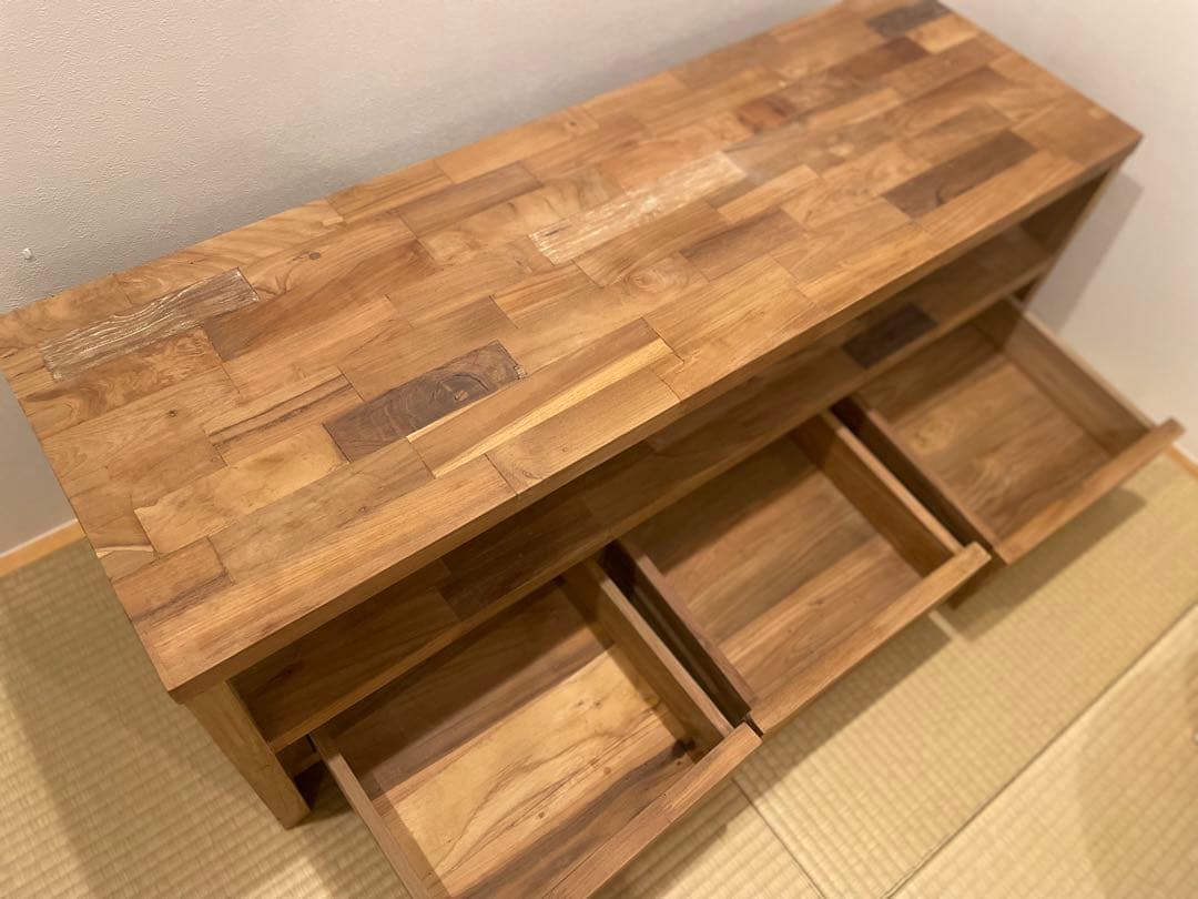 東谷Azumaya テレビボード　ナチュラルウッド