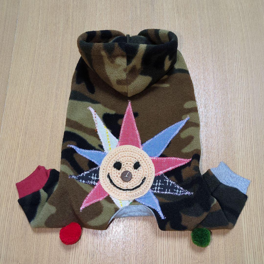 【希少】☆新品☆ Blue beat ブルービート犬服 迷彩柄つなぎ Sサイズ