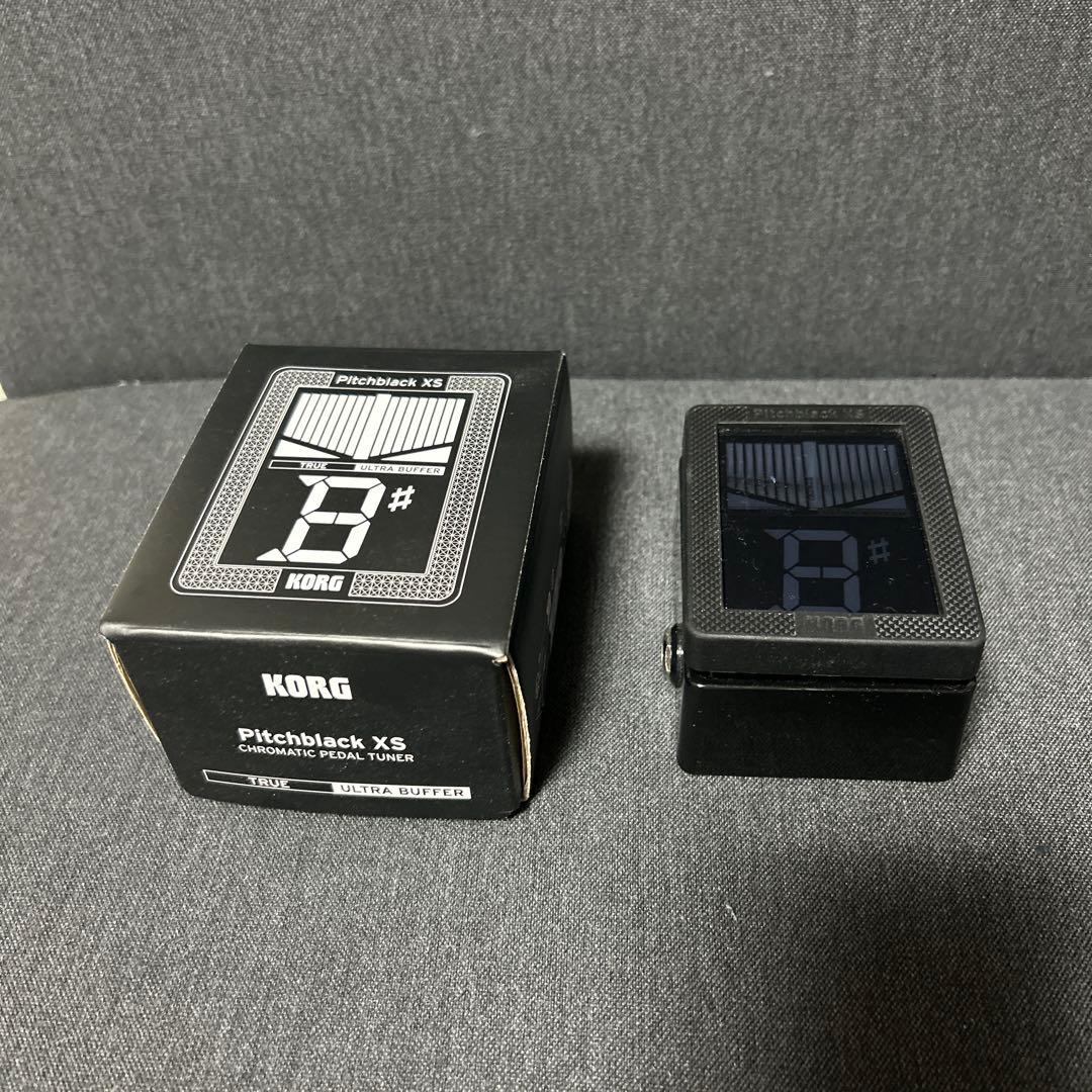 KORG クロマチック ペダル チューナー Pitchblack XS