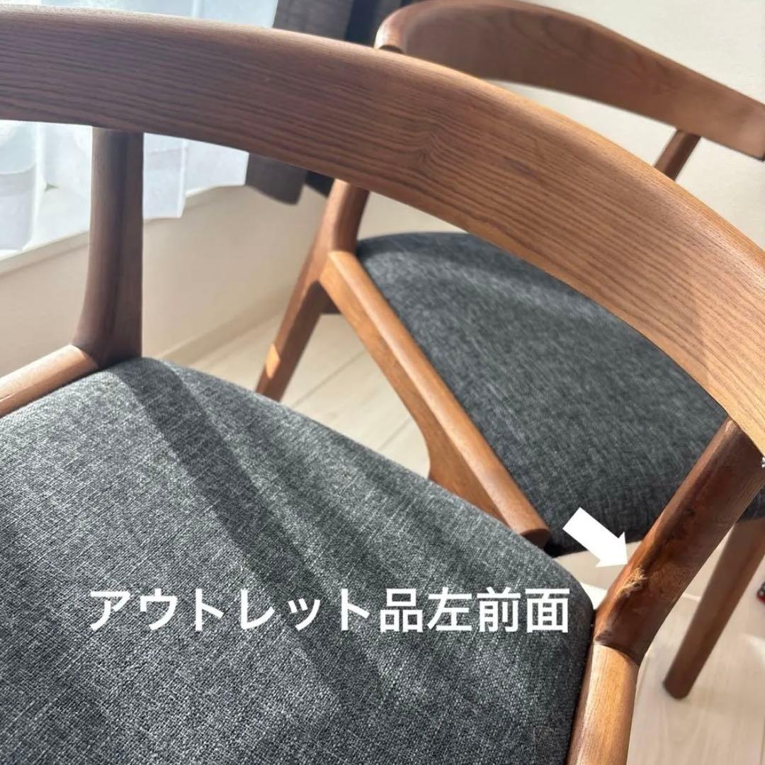 【ふふ@】ラウンドダイニングテーブル TAP-001、チェア2脚