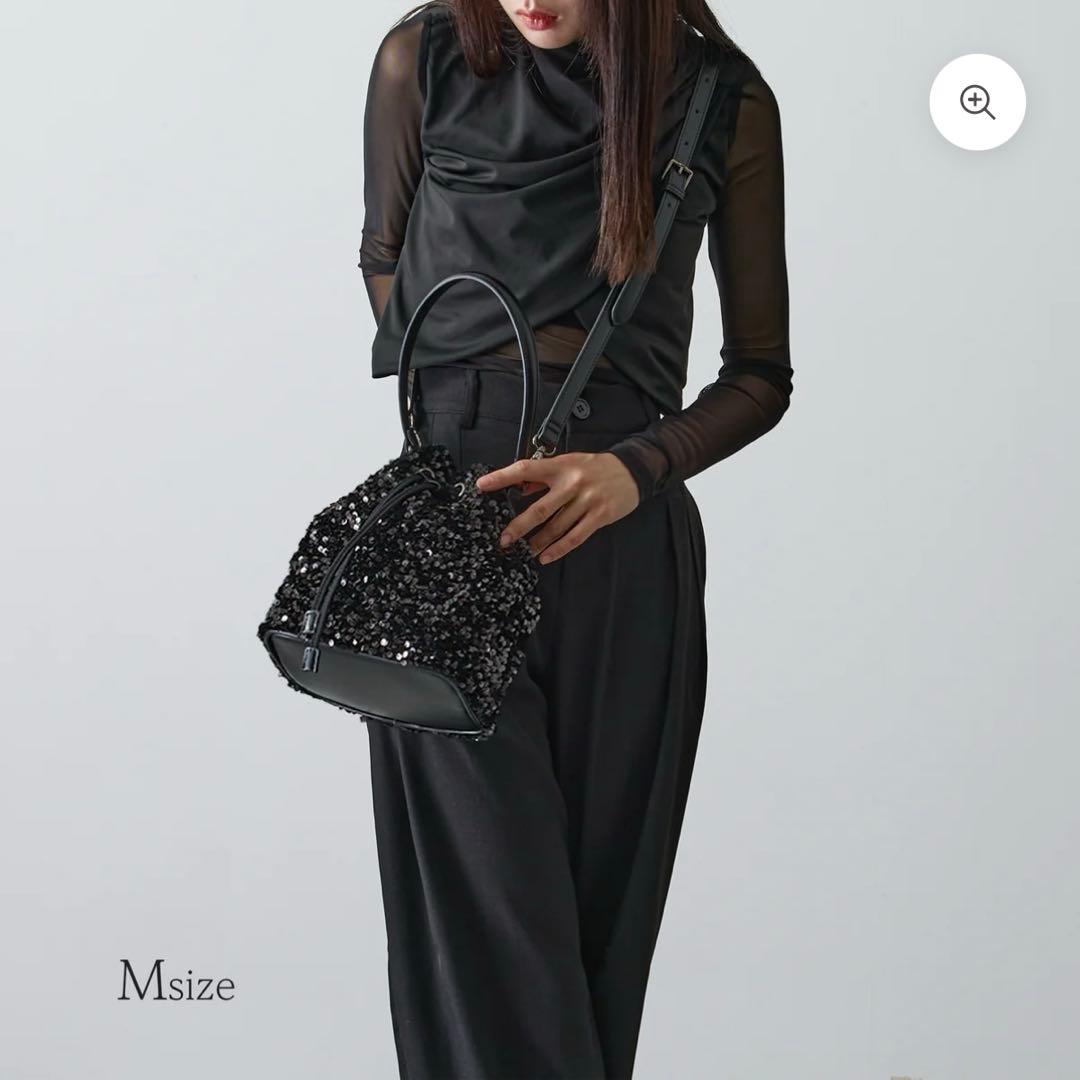 uniqute♡【スパンコール】Drawstring Bag-巾着バッグ