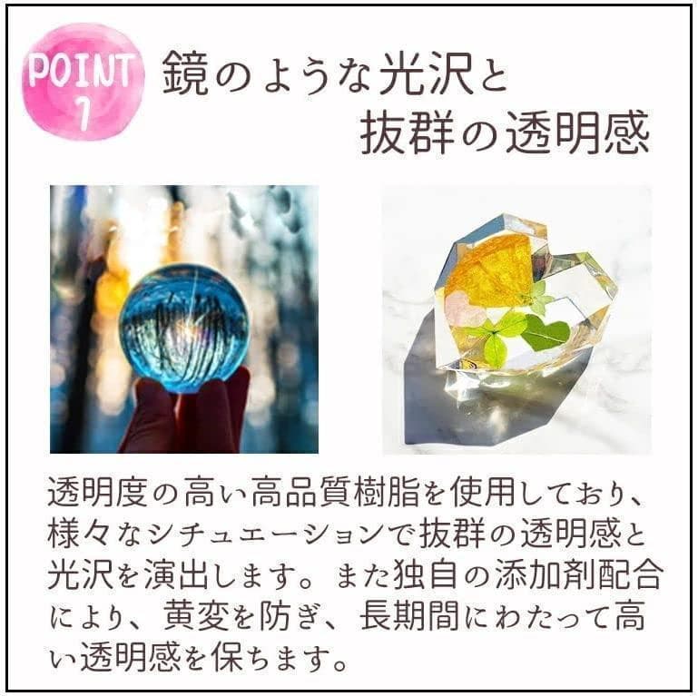 しらたま★訳アリ レジン液1セット＋レジン液2セット 計3セット