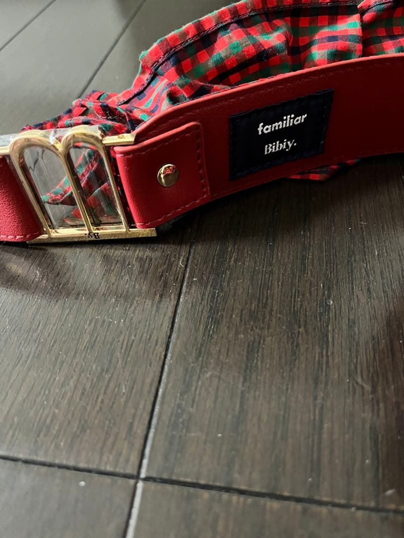 さっこです。♡ファミリア Bibiy ストラップ 赤♡