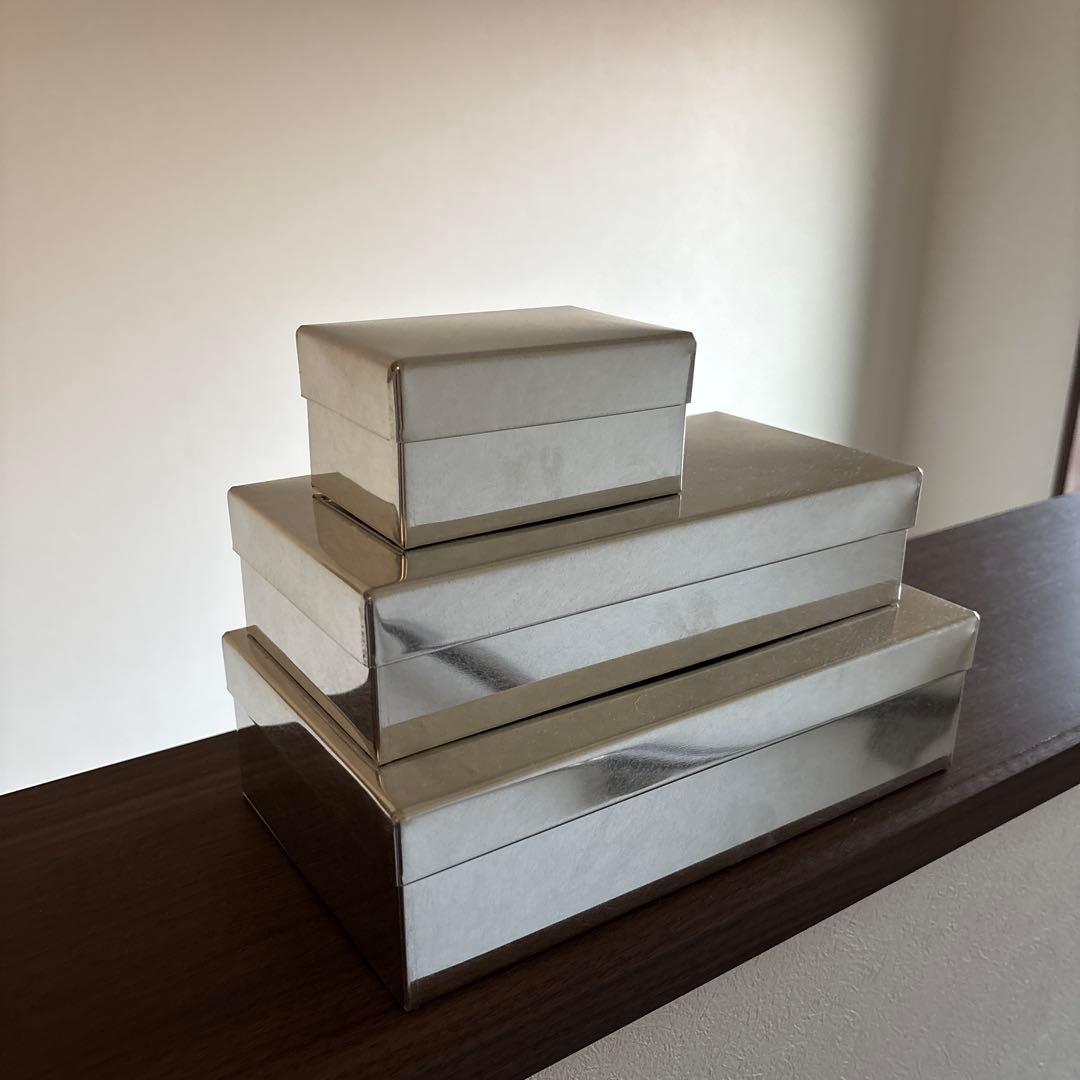 総額10450円◻️ SyuRo シュロ ◻️ブリキ角缶 3点◻️新品未使用