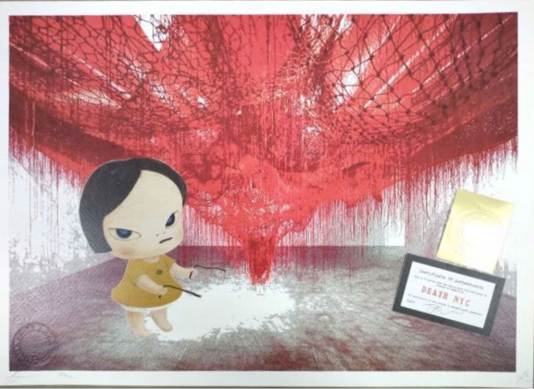 DEATH NYC 世界限定100枚 アートポスター 奈良美智38