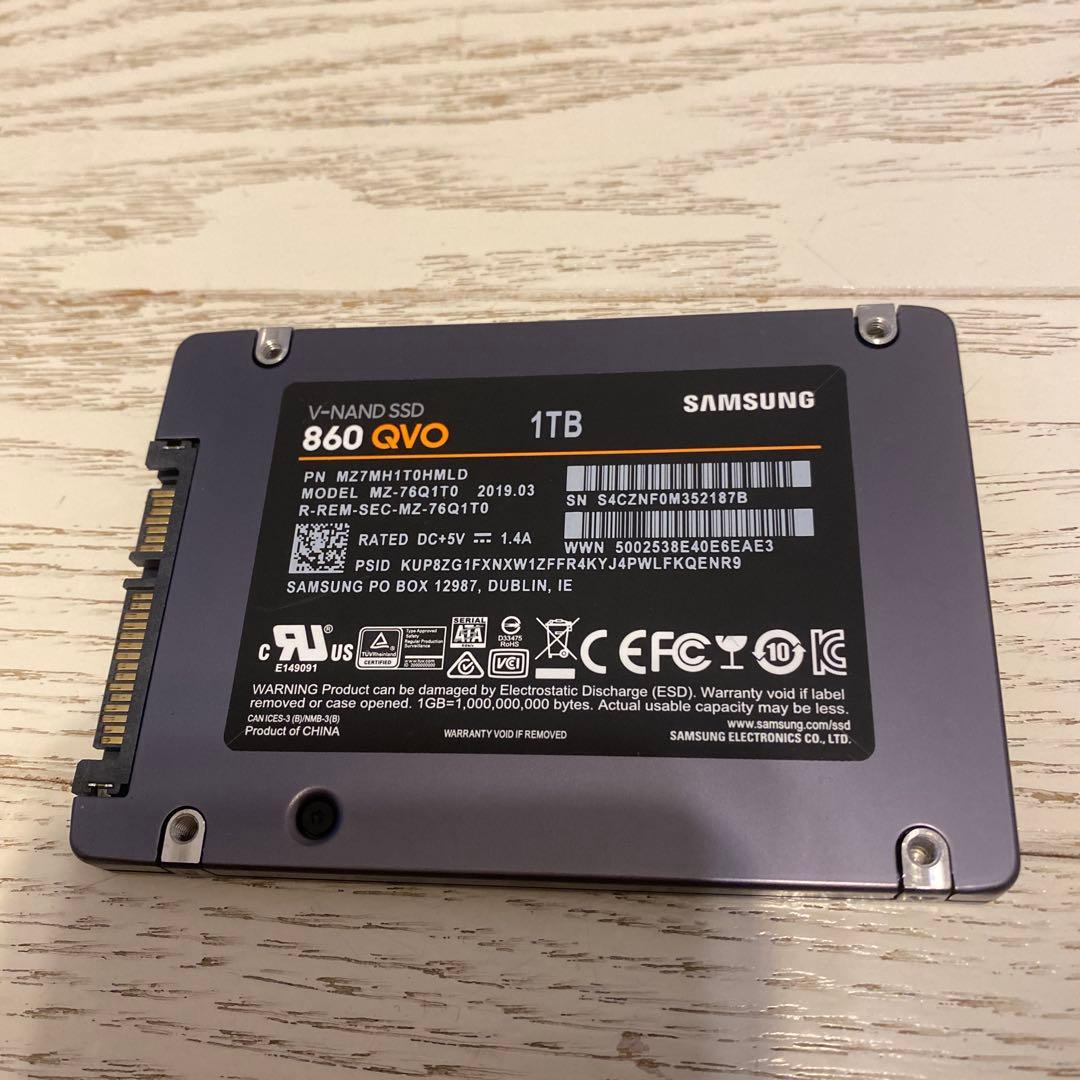 内蔵型SSD Samsung 860 QVO 1TB SSD