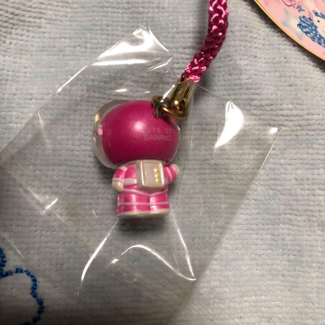 キティ根付け　キティ&ミミィ28th 宇宙服レア