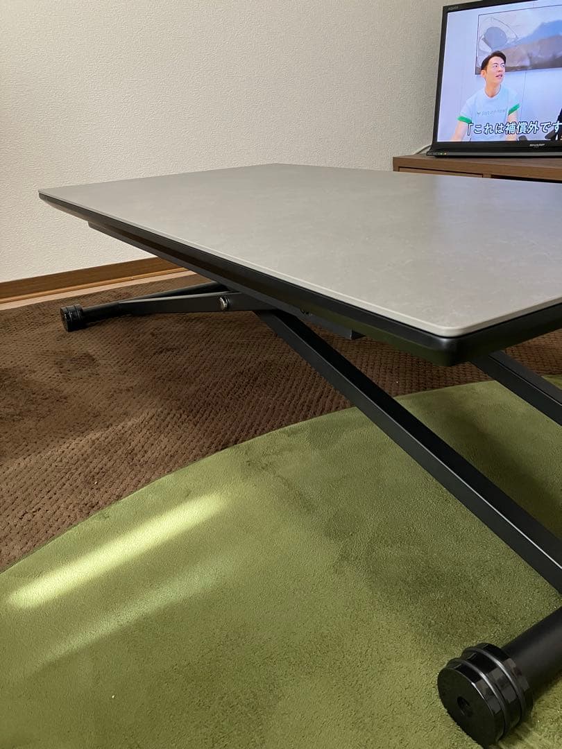 昇降式テーブル　セラミックテーブル