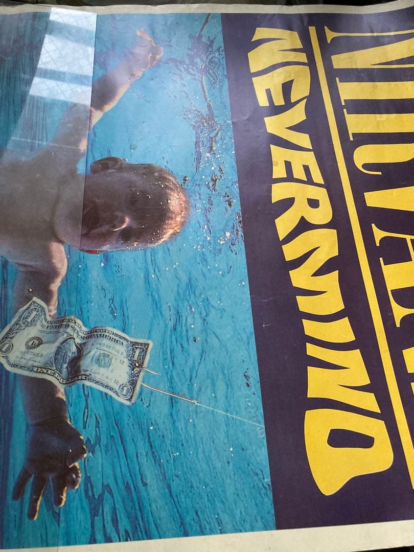 激レアNIRVANA ポスター　ニルヴァーナ　カートコバーン　