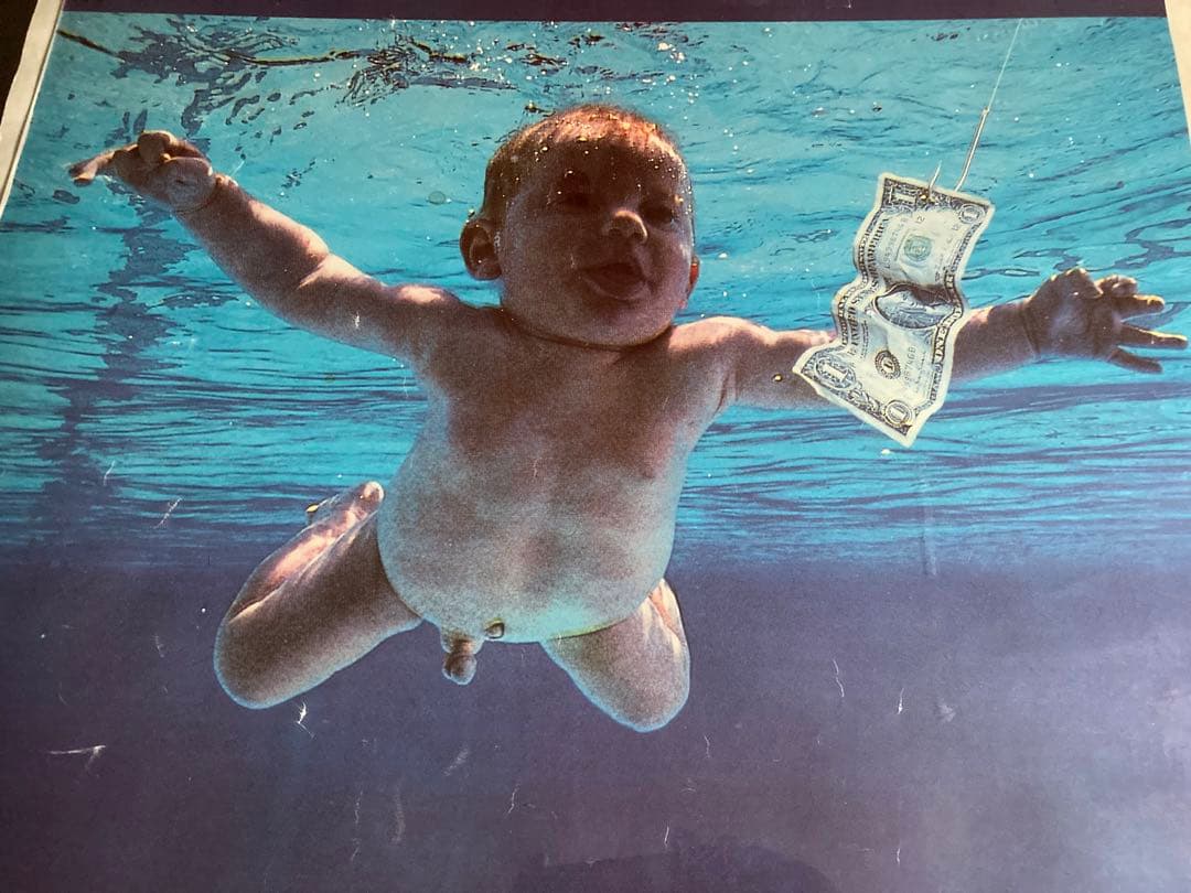 激レアNIRVANA ポスター　ニルヴァーナ　カートコバーン　