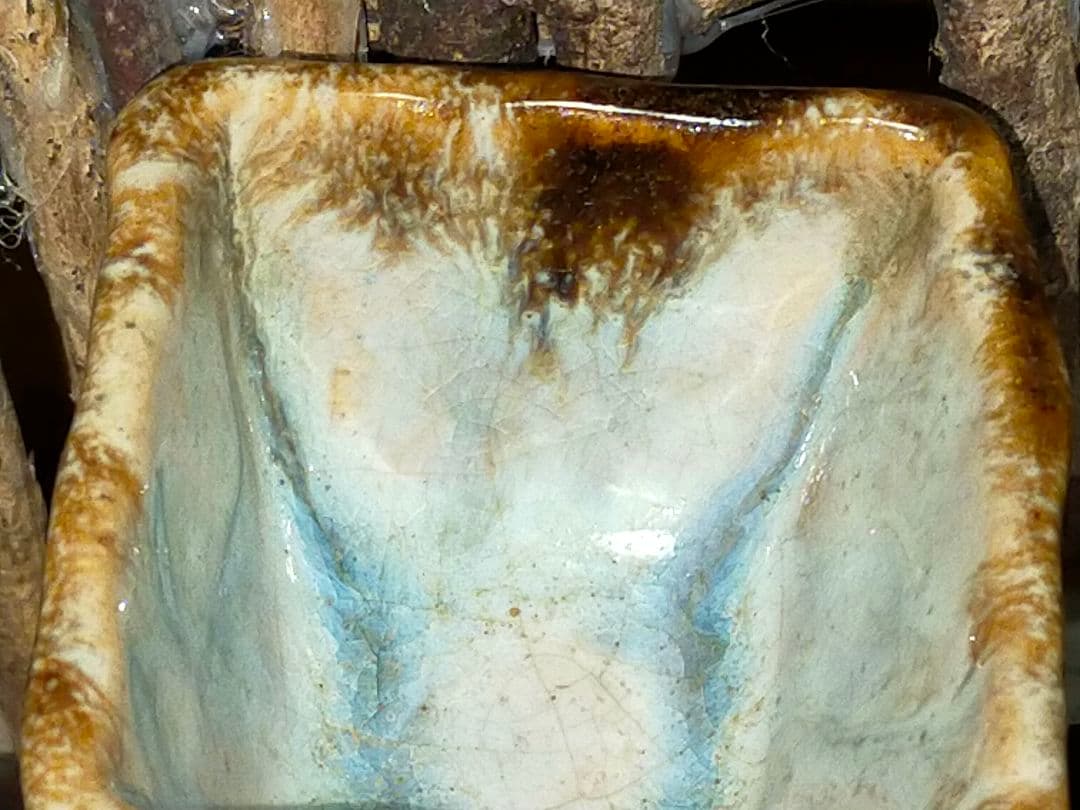 ♥古唐津　四方　ぐい呑み　ぐい飲み　唐津　骨董　古玩