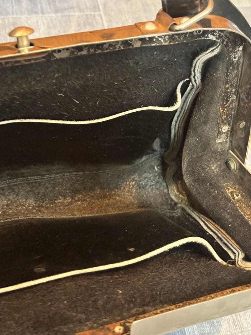 N2081 【希少】 車掌鞄　アンティーク 昭和レトロ