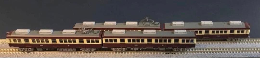 ■ 鉄コレ能勢電鉄1000系4両セットB(登場時)N化動力付き(SC)