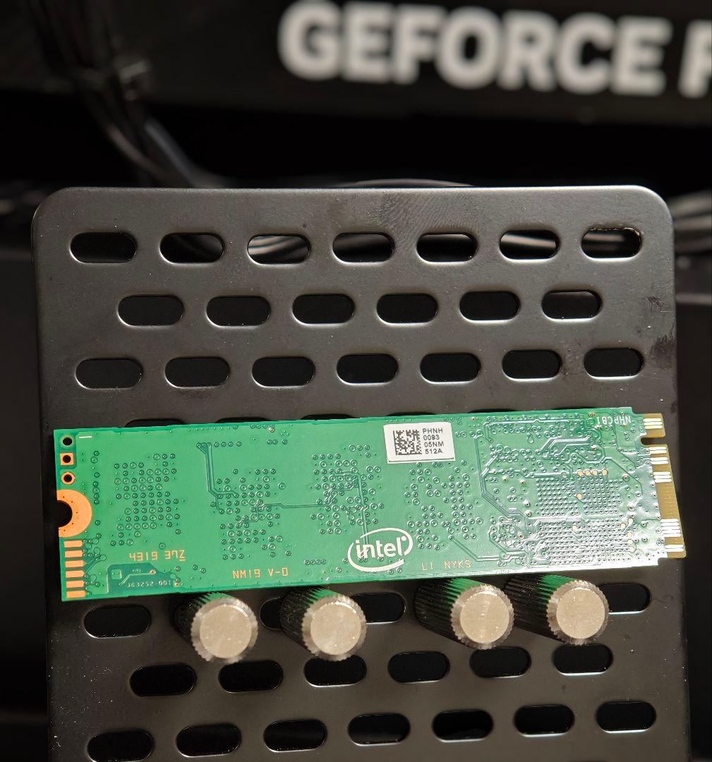 内蔵型SSD Intel 512GB NVMe M.2 SSD & HDD 1TB