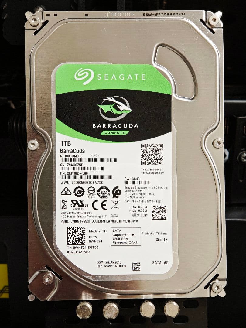 内蔵型SSD Intel 512GB NVMe M.2 SSD & HDD 1TB