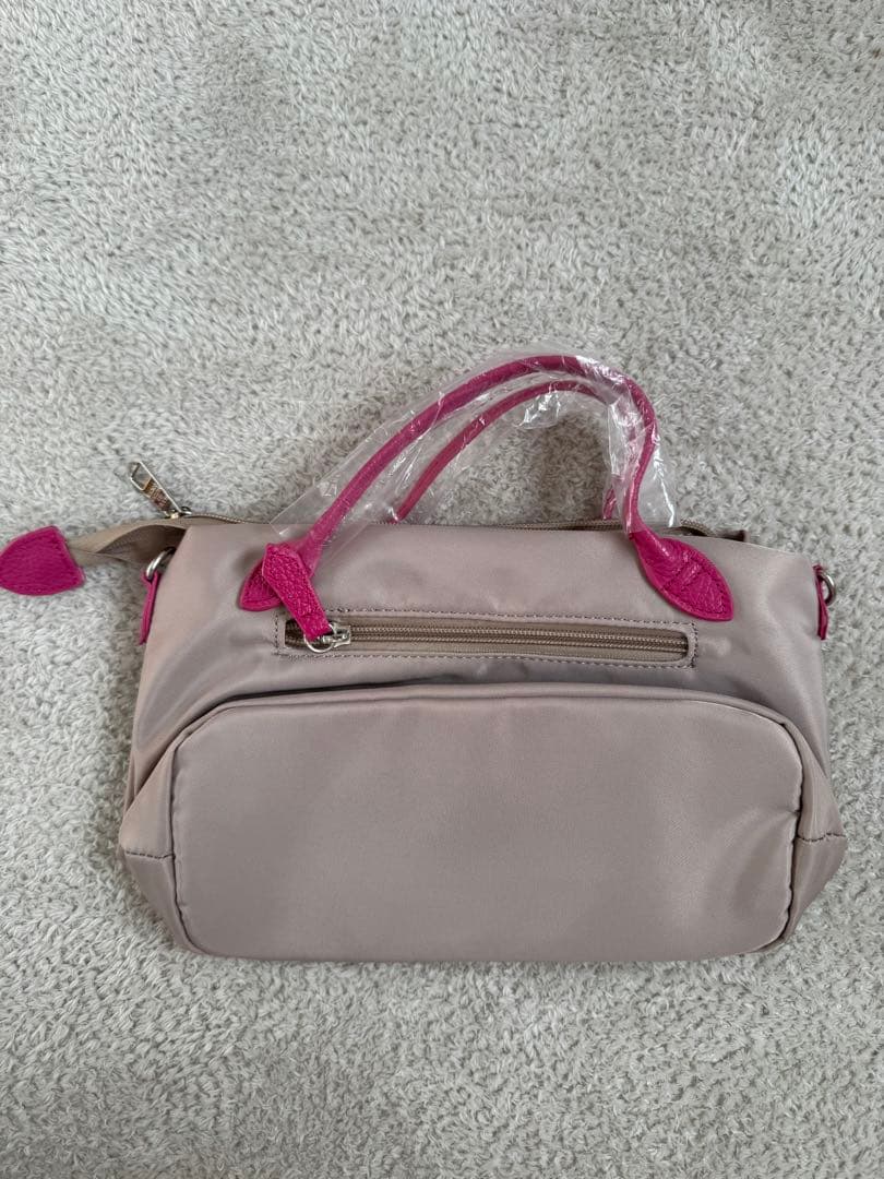 SALON DE ALFRED スマイルプリント ハンドバッグ　【新品！未使用】