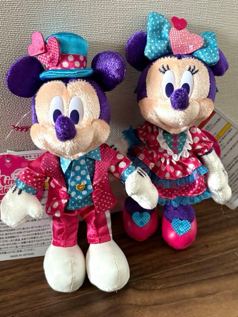 ミニーのパルパルーザ　ぬいぐるみバッジ