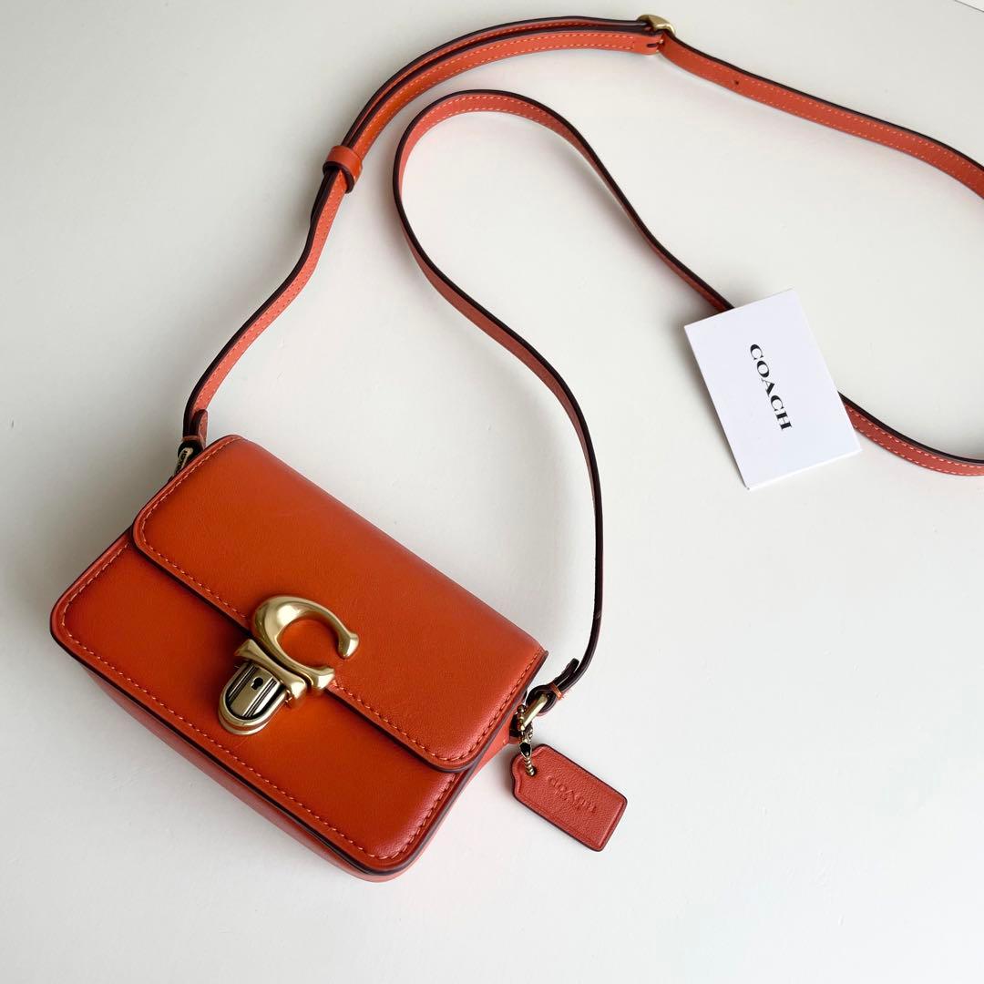 コーチ COACH ショルダーバッグ ストゥディオ 12 Cロゴ レザー 新品