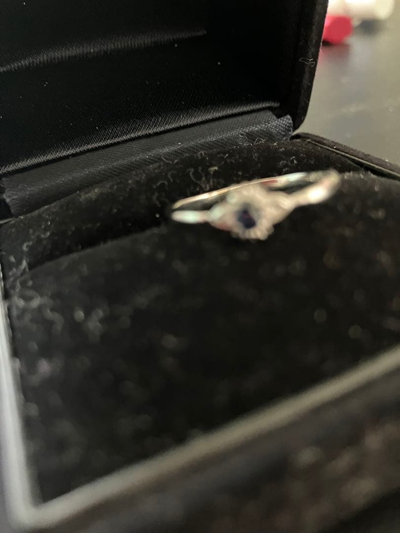 シルバー サファイア リング