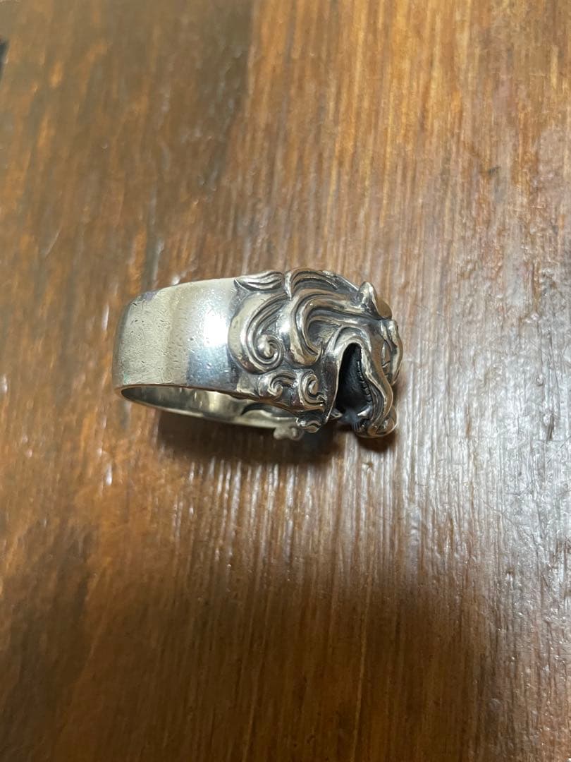 かすう工房　獅子リング　おおよそ25号