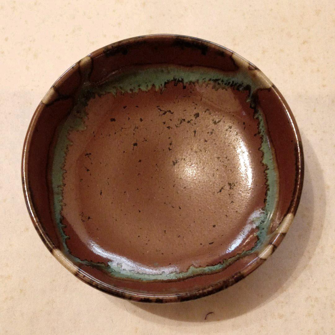 益子焼　柿釉小鉢5客揃い