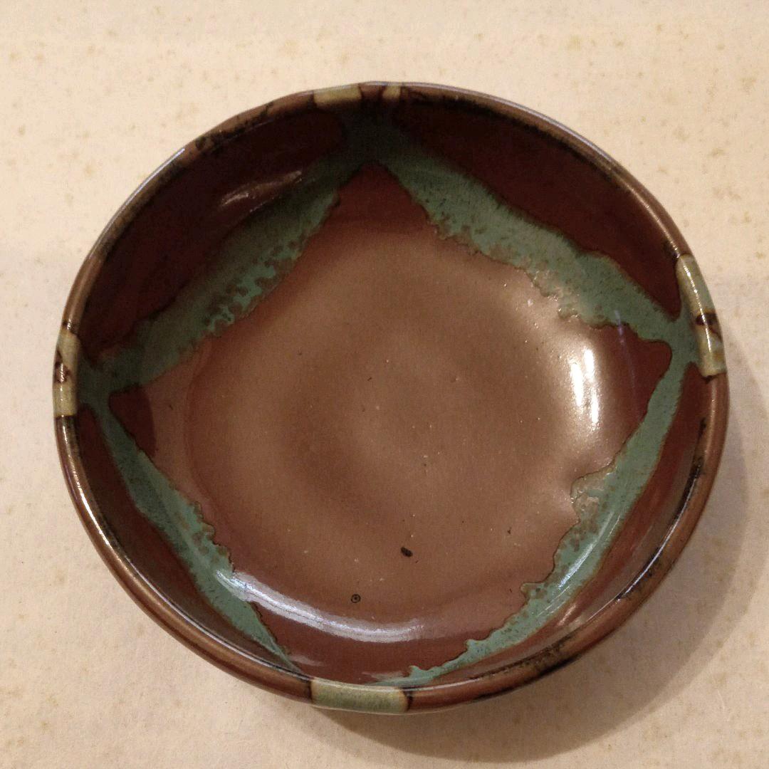 益子焼　柿釉小鉢5客揃い