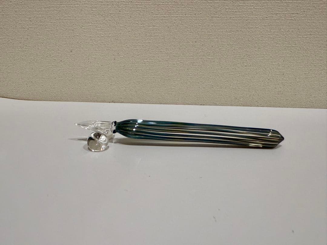 【HASE硝子工房】ストライプショート ガラスペン(イベント限定)