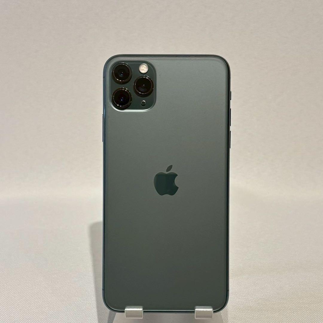 『美品』iPhone 11 PRO MAX 256GB ミッドナイトグリーン