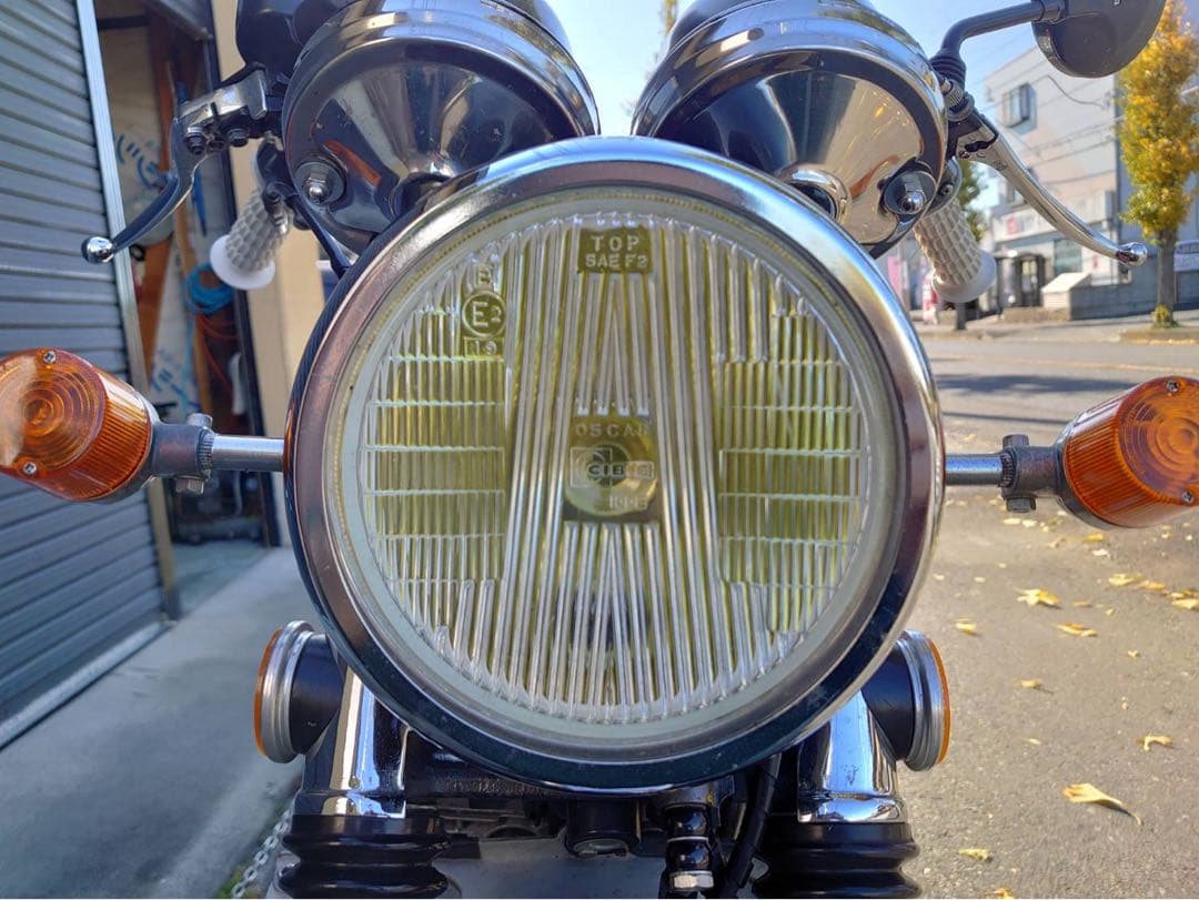 新品/当時物シビエスーパーオスカー凹みレンズ付きヘッドライトASSYマーシャル