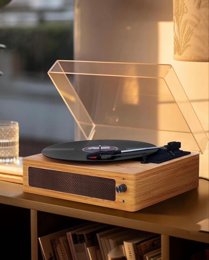 HY-TT06A スピーカー内蔵レコードプレーヤー