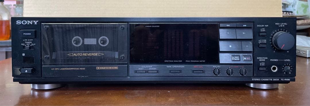 SONY TCーRX80　カセットデッキ　ジャンク